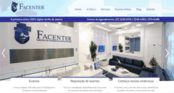 Desktop Screenshot of facenter.com.br